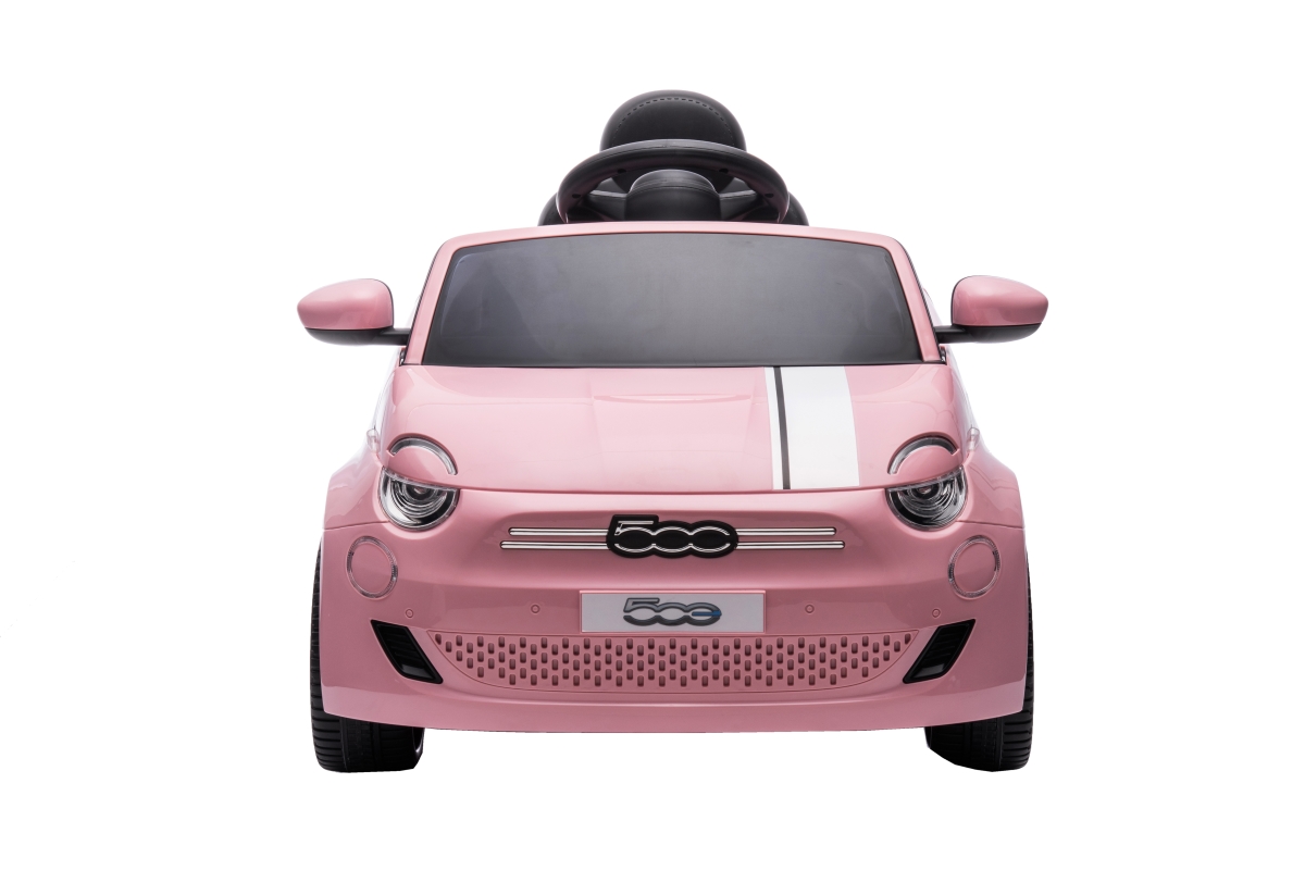 Picture of BRC Toys DBA Best Ride on Cars Fiat50012VPnk 12V Fiat 500 Kids Push Car&#44; Pink