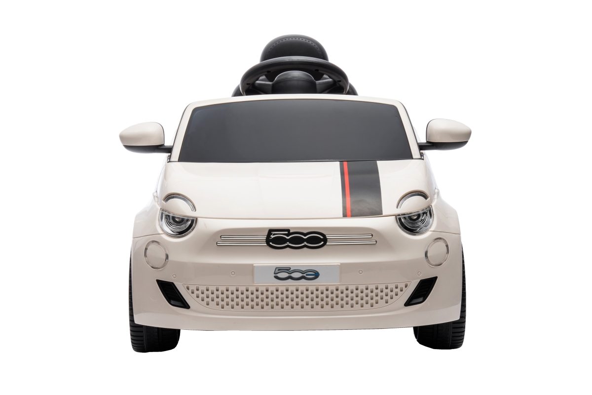 Picture of BRC Toys DBA Best Ride on Cars Fiat50012VWht Fiat 500 12V Kid Push Car&#44; White