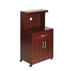 Picture of Better Home 616859964419 16 x 45 x 23.5 in. Shelby Kitchen Wooden Microwave Cart&#44; Mahogany