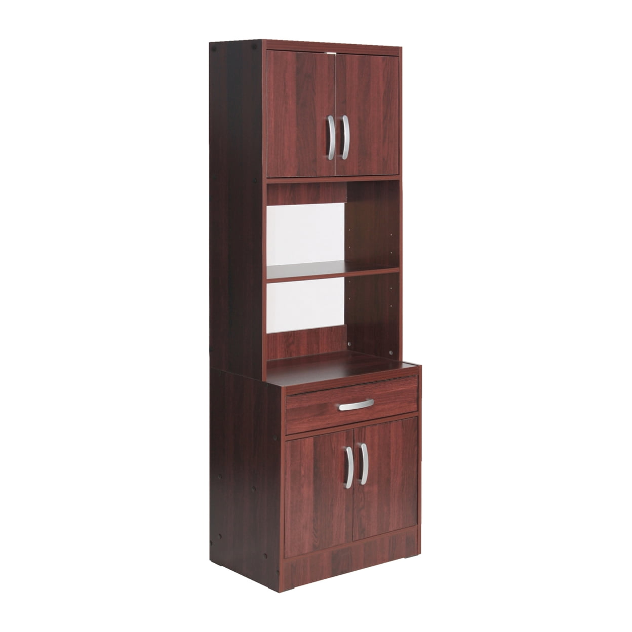 Picture of Better Home MICRO-2136-Mahogany 71 x 24 x 16 in. Shelby Tall Wooden Kitchen Pantry&#44; Mahogany
