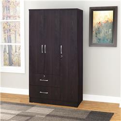 Picture of Better Home NW337-Tobacco 72 x 36 x 20 in. Symphony Wardrobe Armoire Closet with Two Drawers, Tobacco