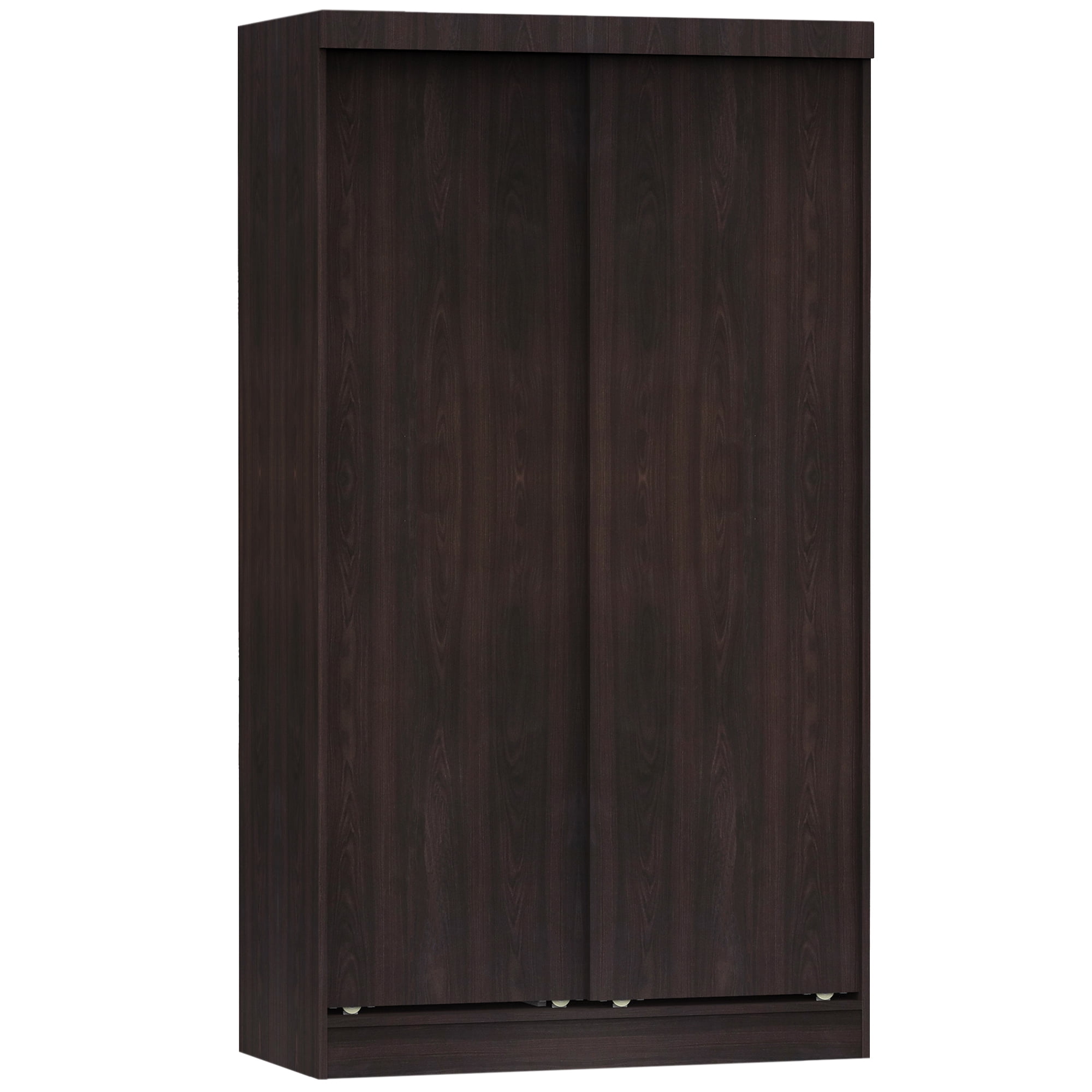 Picture of Better Home W40-Tobacco 71 x 39.5 x 19 in. Modern Wood Double Sliding Door Wardrobe, Tobacco