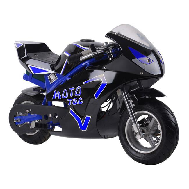 Picture of MotoTec MT-Elec-GT-Blue 36V Electric Pocket Bike GT, 500W - Blue