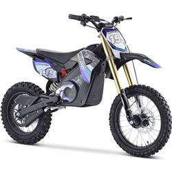 Picture of Mototec MT-Dirt-Pro-1500-Blue 48V 1600 watts Lithium Pro Electric Dirt Bike&#44; Blue