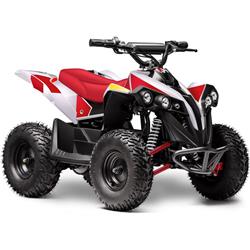 MT-E-Bully-36v-1000w-White 1000W 36V E-Bully ATV Bike, White