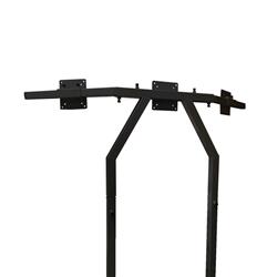 Triple Monitor Stand - Black - Adjustable Width - Ergonomic Design