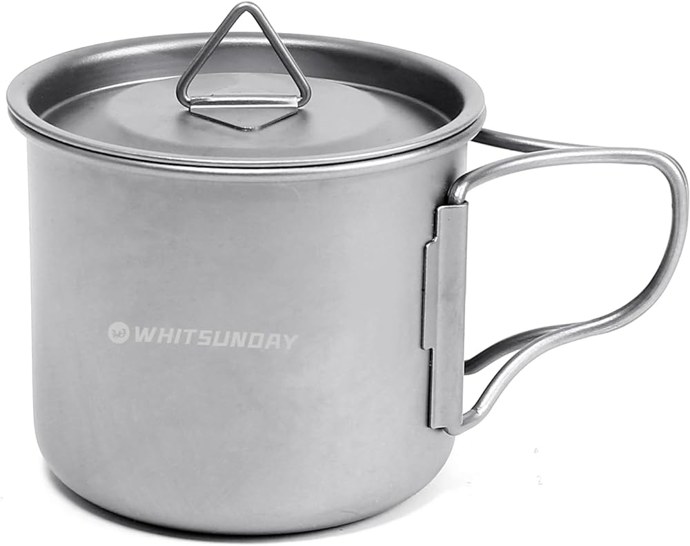 Picture of Whitsunday Ti-Cup-M Ultralight Titanium Mug with Lid - Medium