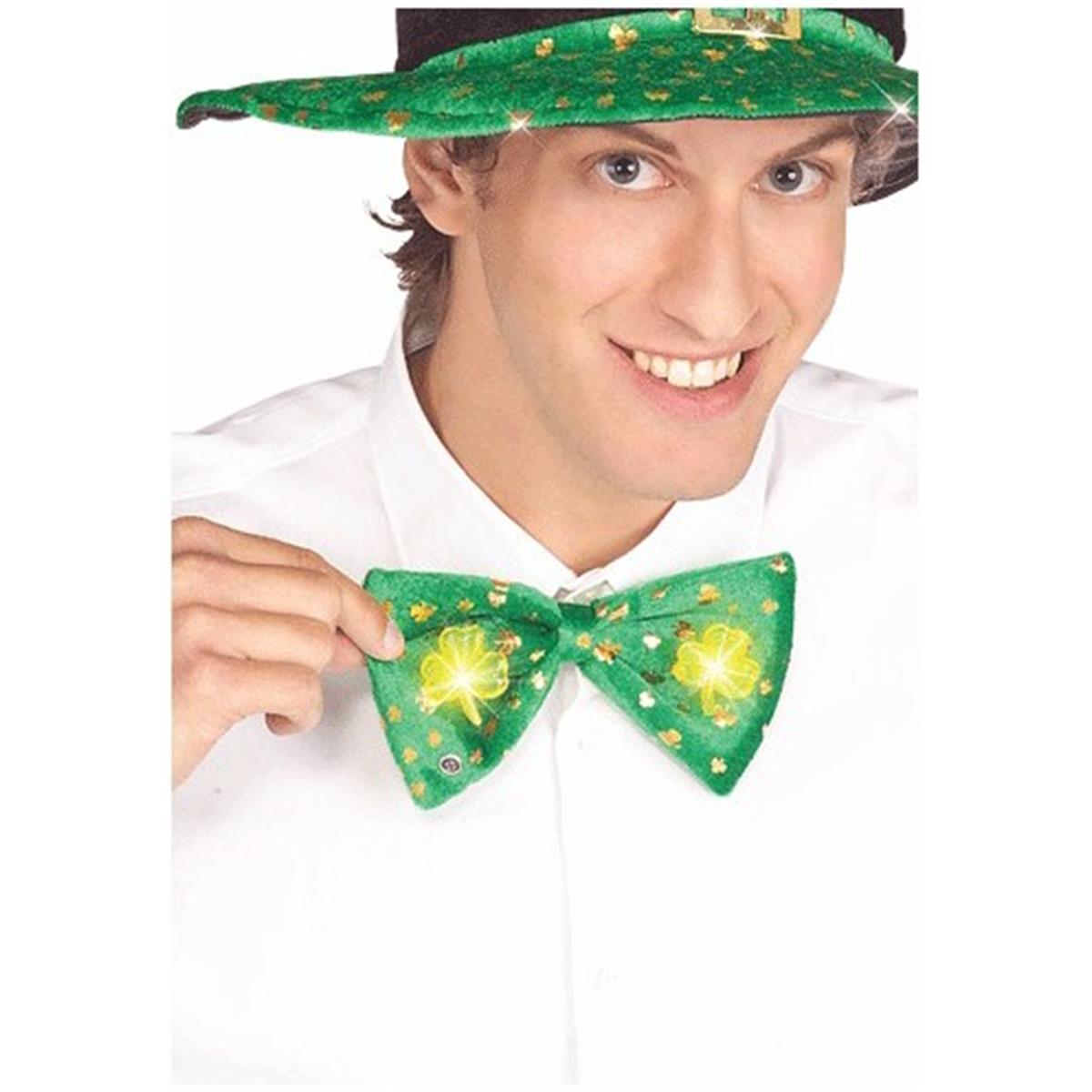 Picture of BuySeasons 402422 Light Up St Pats Shamrock Tie