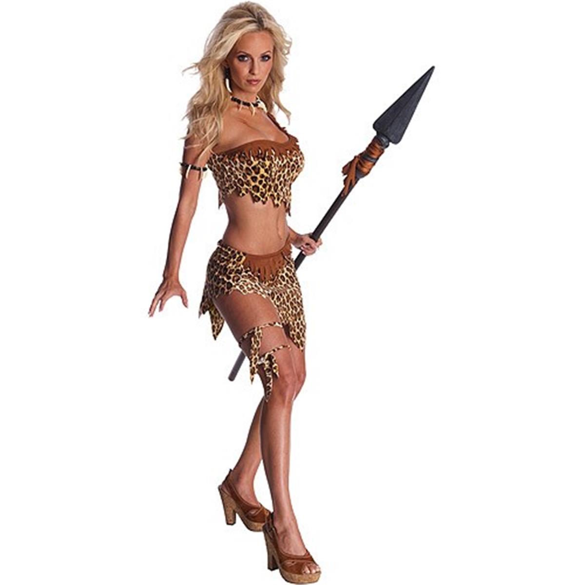 Picture of Rubies Costumes 211123 Tarzan Jane Adult Costume&#44; Tan - Extra Small