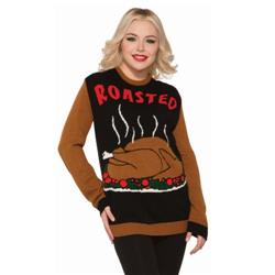 Picture of BuySeasons 402349 Adult Roasted Thanksgiving Sweater, Large