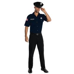 Picture of BuySeasons 286752 Police Officer - Blue, Medium