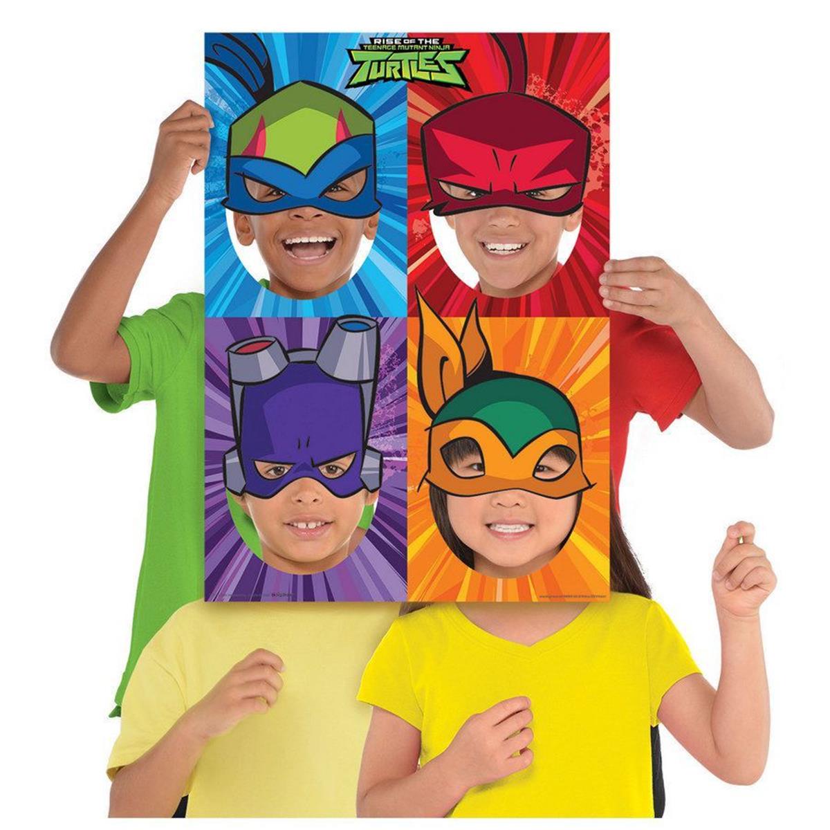 Picture of Amscan 307548 Rise of the Teenage Mutant Ninja Turtles Photo Frame Props&#44; Pack of 4