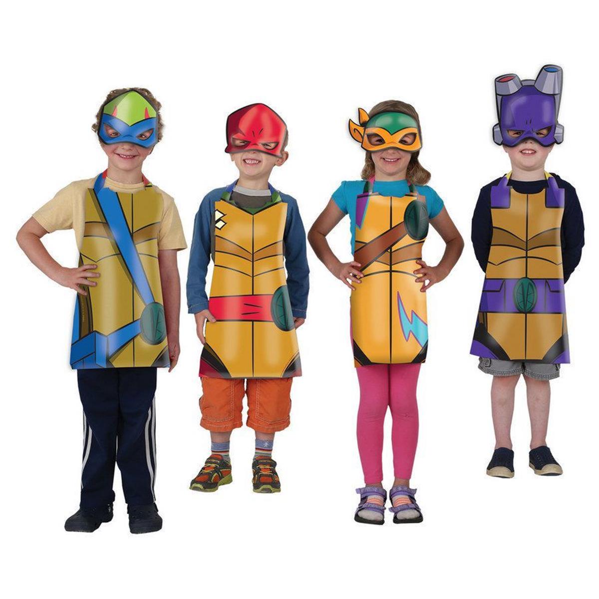 Picture of Amscan 307553 Rise of the Teenage Mutant Ninja Turtles Wearables Set