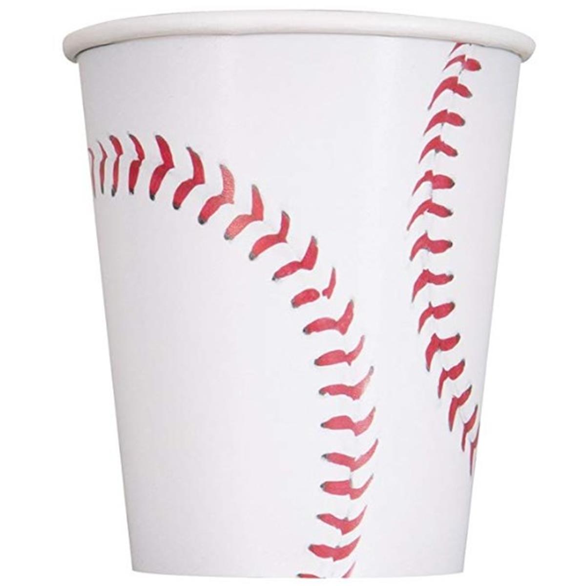 Picture of Birth5000 307071 9 oz Baseball Cups&#44; Pack of 8