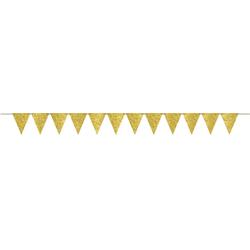 Picture of Amscan 306631 Create Your Own Glitter Gold Pennant Banner