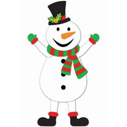 Picture of Forum Novelties 306073 21 in. Felt Jointed Snowman
