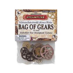 Picture of Forum 406982 Adult Steampunk Bag of Gears - One Size