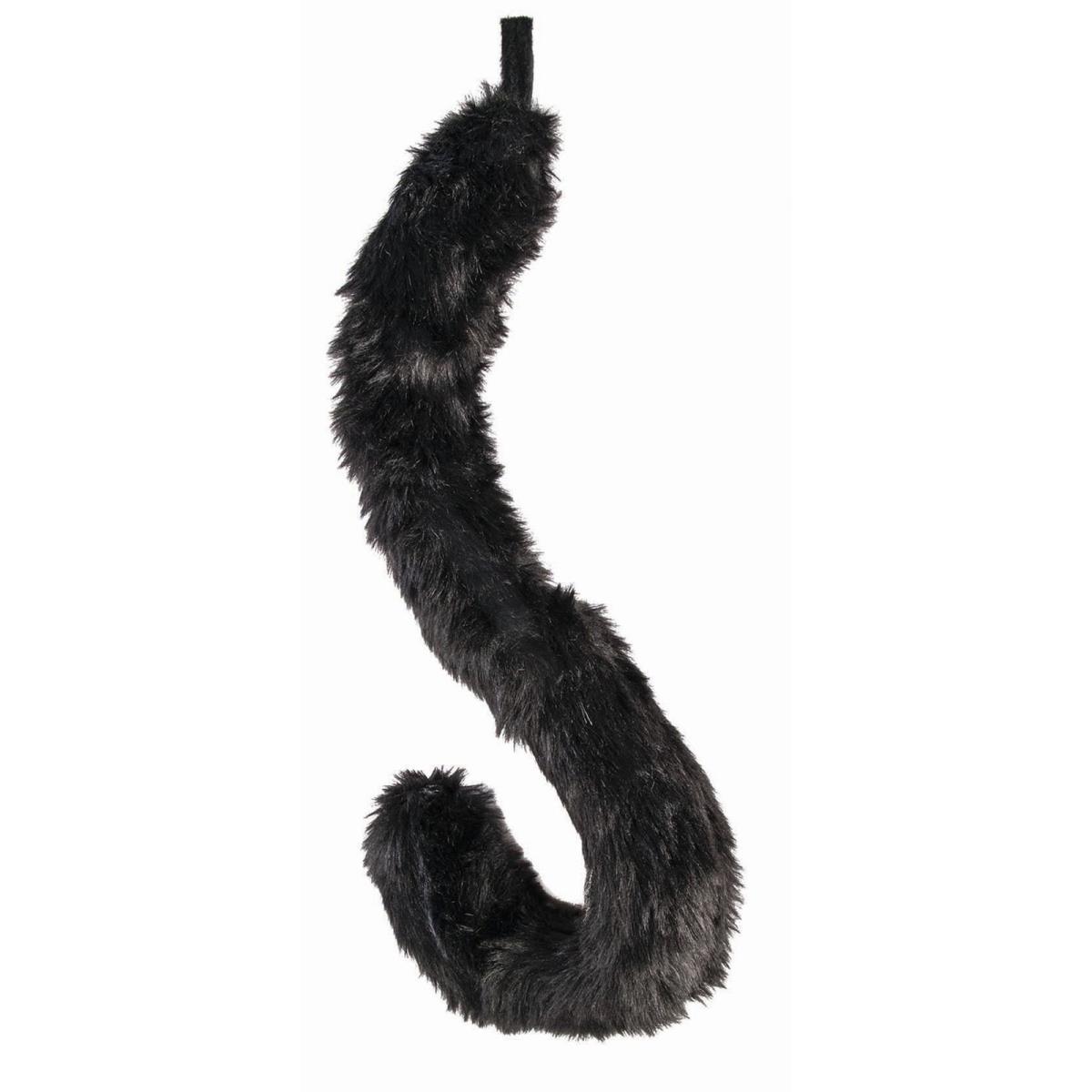 Picture of Forum 412992 Black Cat Deluxe Tail - One Size