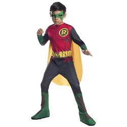 Picture of Rubies 406196 DC Comics Robin Photo Real Child Costume for Boys - Large