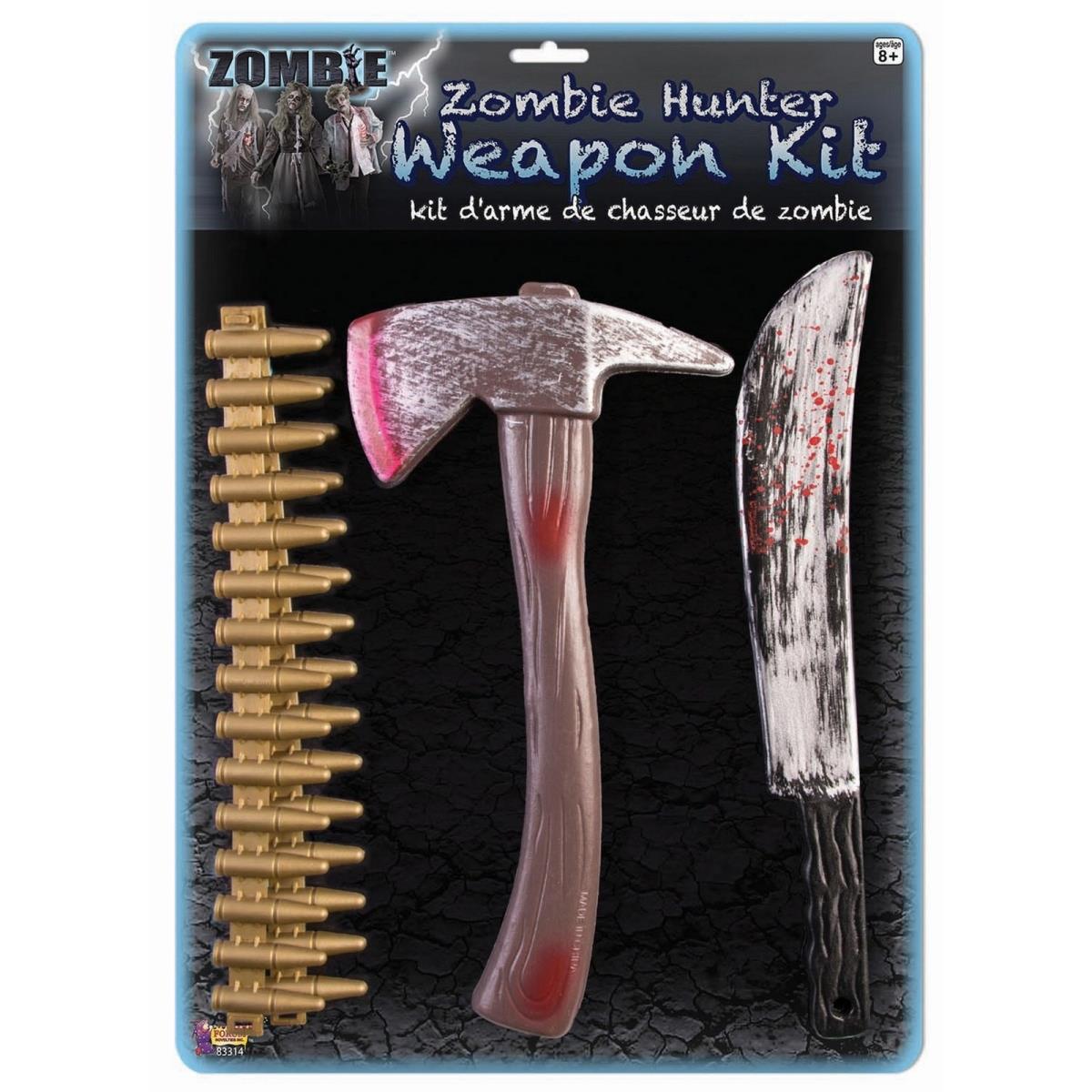 Picture of Forum 407209 Zombie Hunter Weapon Kit - One Size