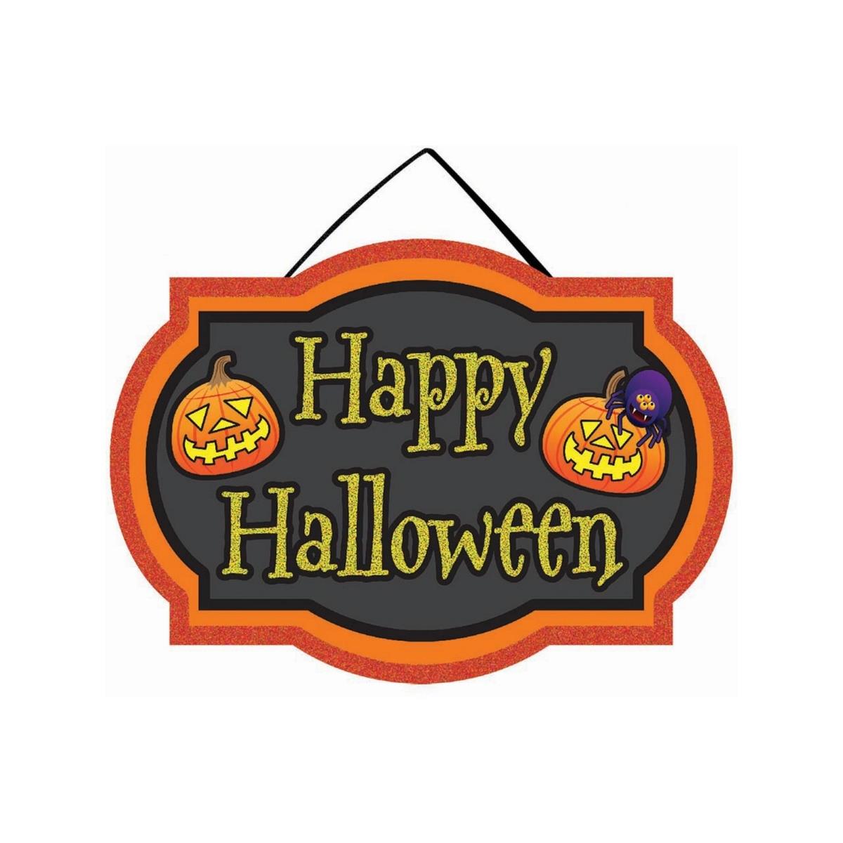 Picture of Forum 413375 Mini Sign - Happy Halloween - One Size