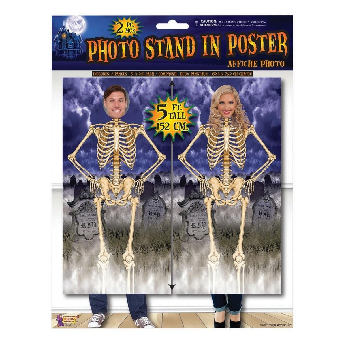Picture of Forum 407343 Skeleton Photo Poster - One Size