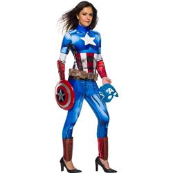 Marvel Universe Captain America Womens Costume