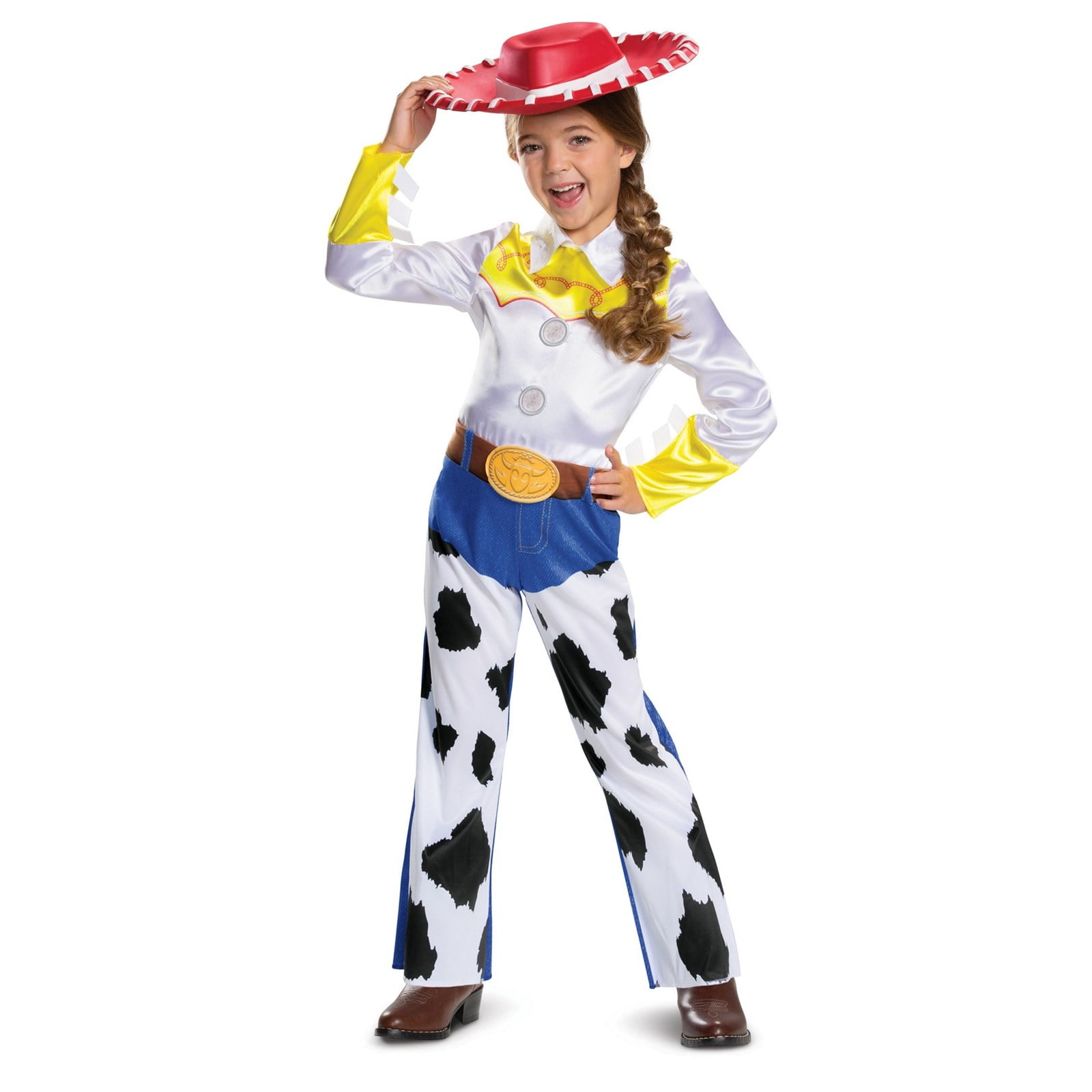 Picture of Disguise 403163 Girls Toy Story 4 Jessie Classic Child Costume&#44; Medium 7-8