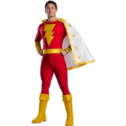 Picture of Charades 407448 Shazam Deluxe Adult Costume - Medium