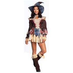 Picture of Charades 407524 Adult Scarecrow Costume - Small