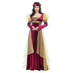 Picture of Charades 409537 Womens Wine Renaissance Lady&#44; Large