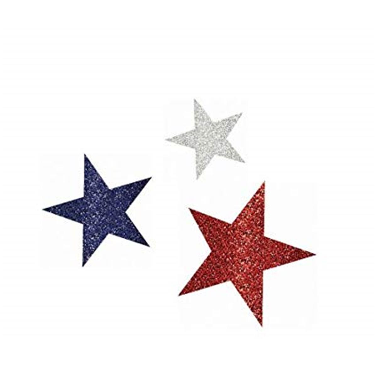 Picture of Forum Novelties 311204 Patriotic USA Glitter Cutouts