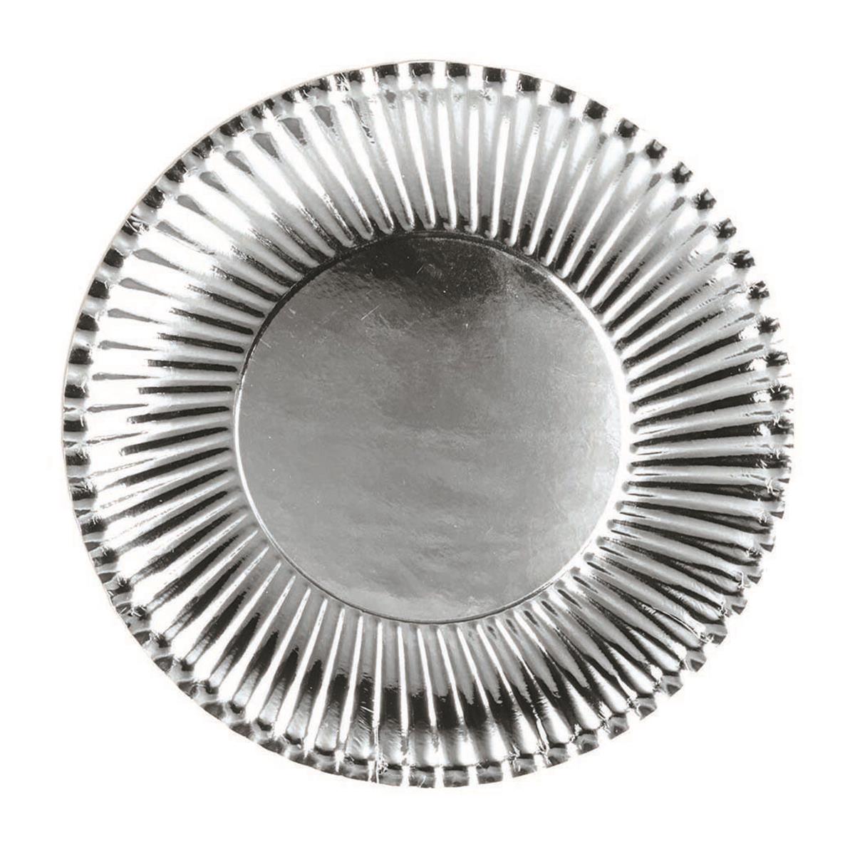 Picture of Forum Novelties 309735 9 in. Silver Paper Plates - 10 Count