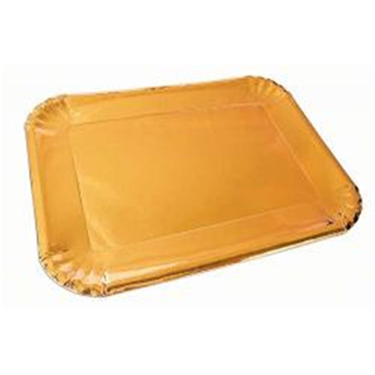 Picture of Forum Novelties 309736 Gold Paper Platters - 6 Count