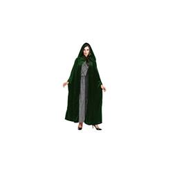Picture of Charades 408089 Men Evergreen Beautiful Crushed Panne Velvet Cloak&#44; One Size