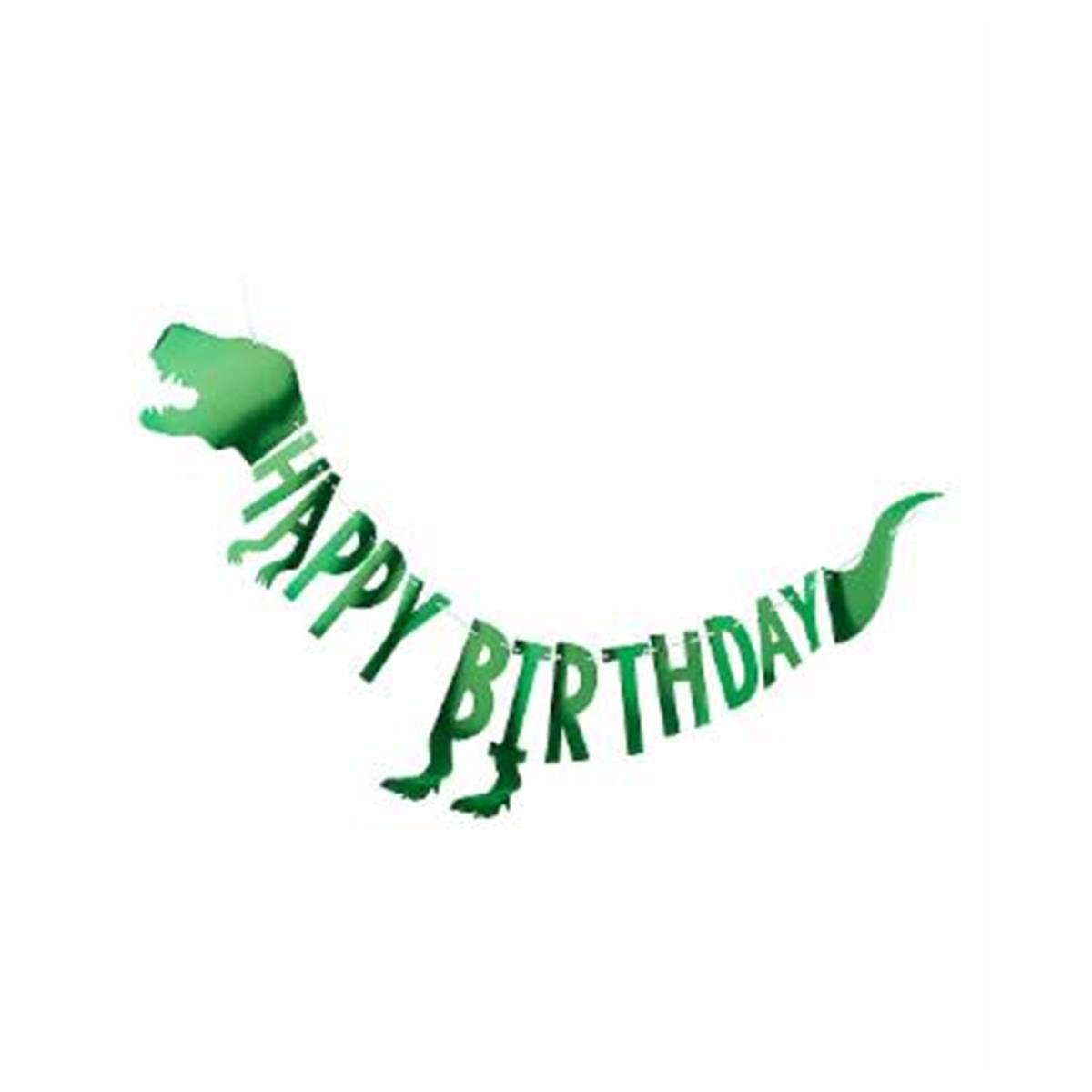 Picture of Ginger Ray 310214 6.5 ft. Roarsome Dinosaur Happy Birthday Bunting