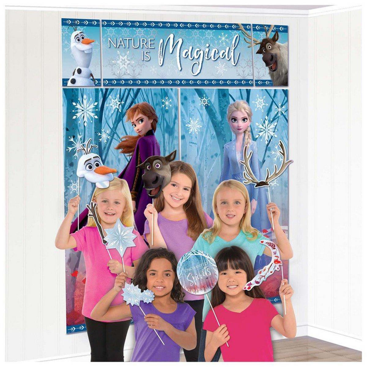 Picture of Amscan 622527 Frozen 2 Scene Setter with Props