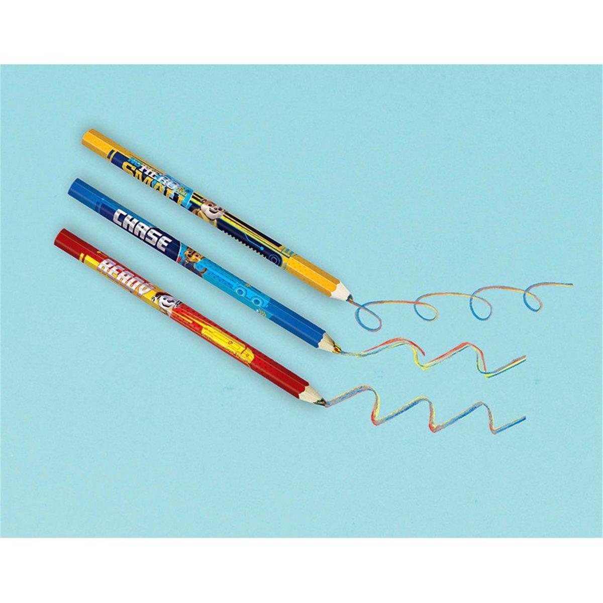 Picture of Amscan 639381 Paw Patrol Adventures Multicolor Pencil Favors - Pack of 6