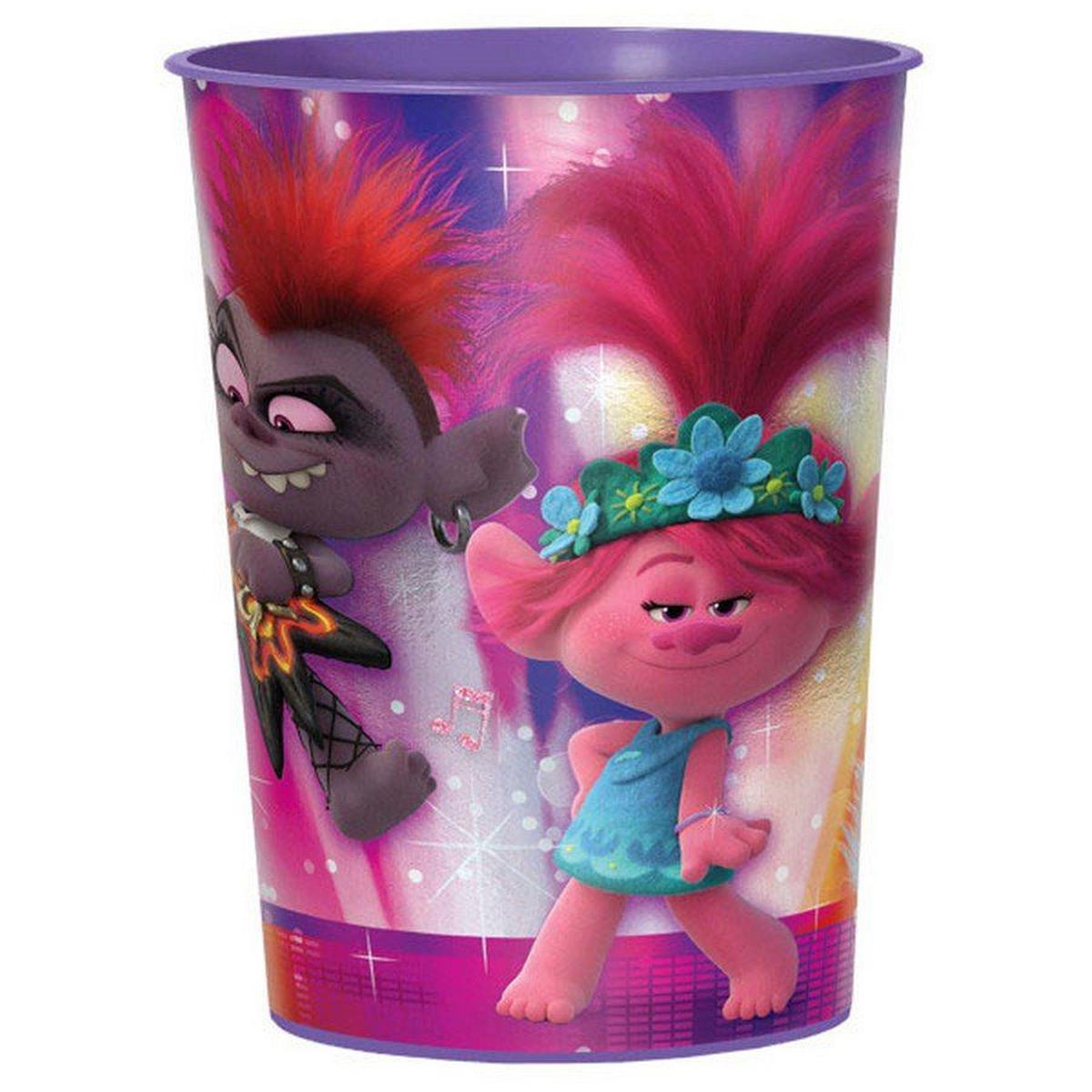 Picture of Amscan 644293 16 oz Trolls World Tour Favor Cups