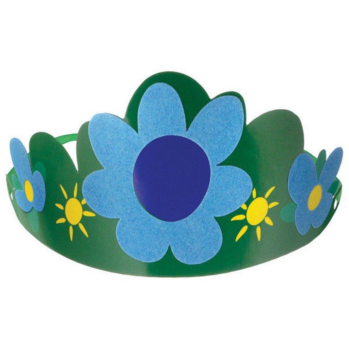 Picture of Amscan 644291 Trolls World Tour Paper Tiaras - Pack of 8