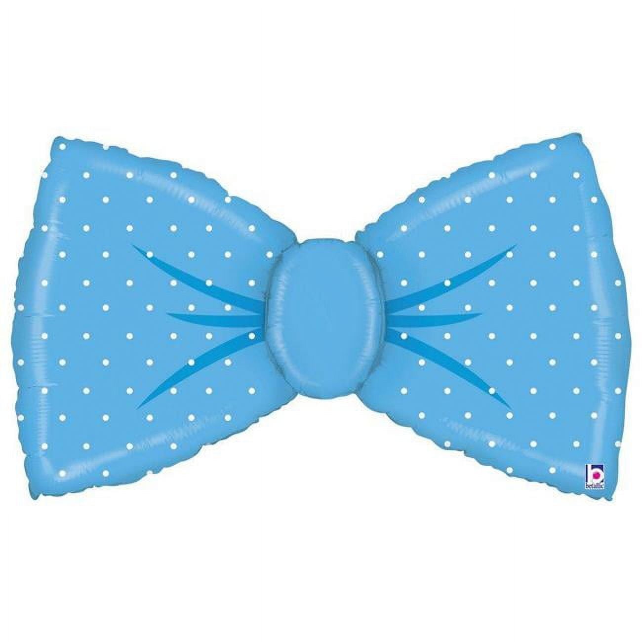 42 in. Blue Bowtie Foil Balloon