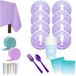 Picture of Costume Supercenter 622707 Mermaids Under the Sea Deluxe Tableware Kit
