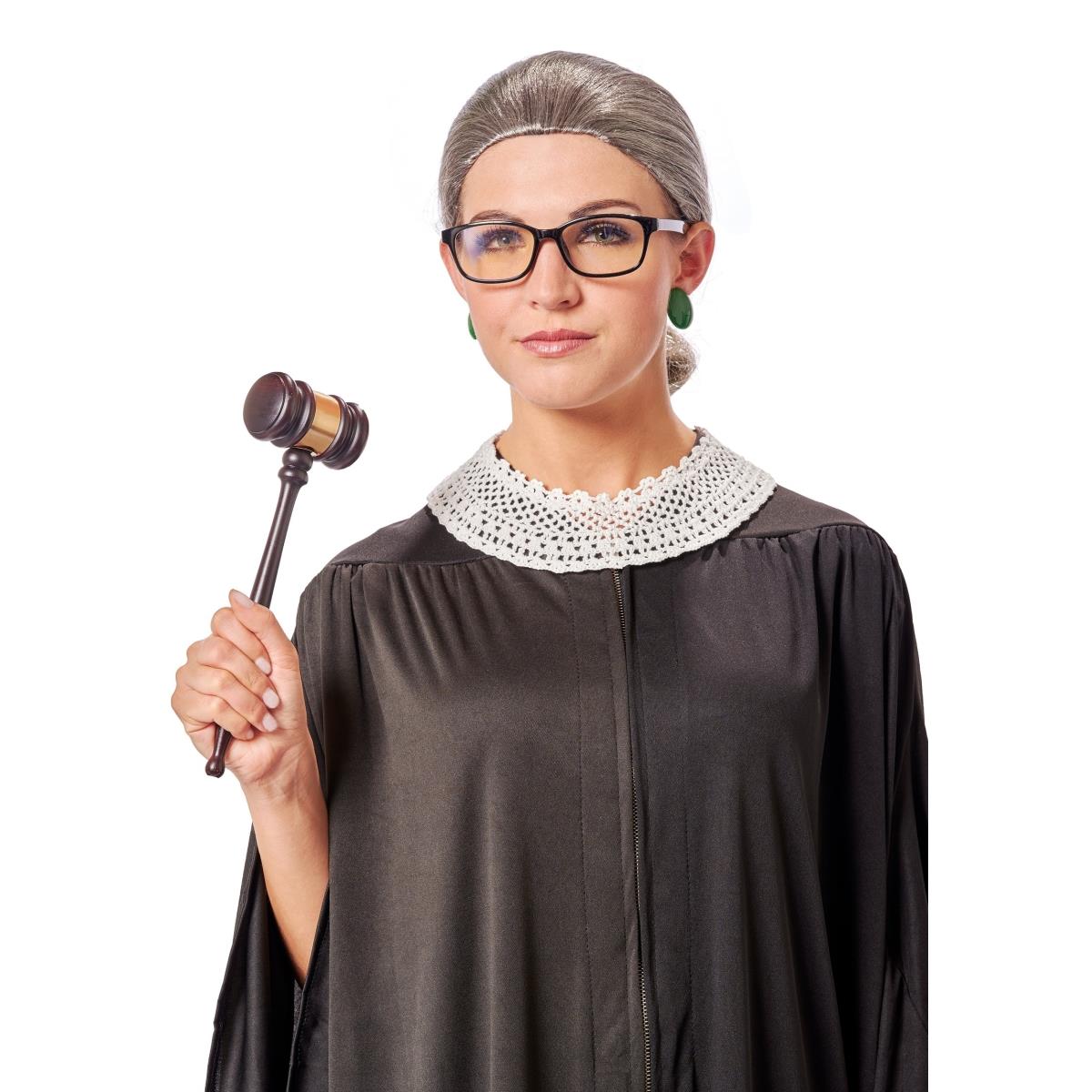 Picture of Costume Culture 641010 Judge Adult RBG Supreme Court Kit&#44; Grey