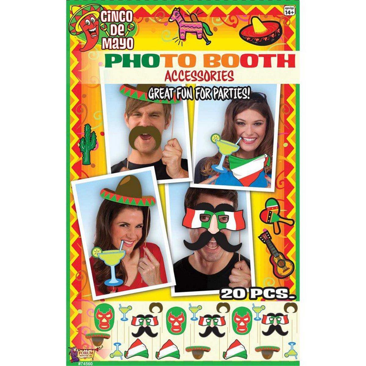 Forum Novelties 649110 Cinco de Mayo Photo Props - 6 Piece