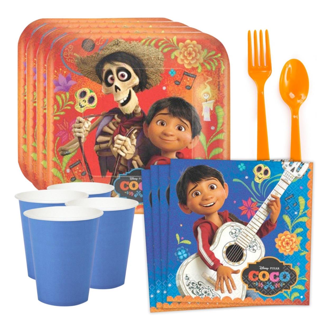Picture of Costume Supercenter 608784 Coco Standard Tableware Kit - Serves 8