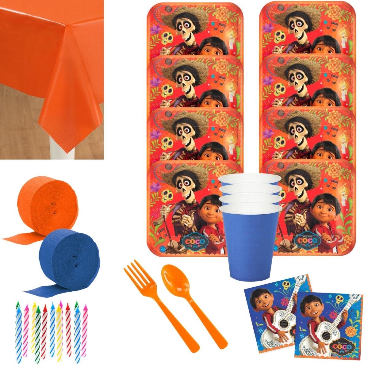 Picture of Costume Supercenter 608781 Coco Deluxe Tableware Kit - Serves 8