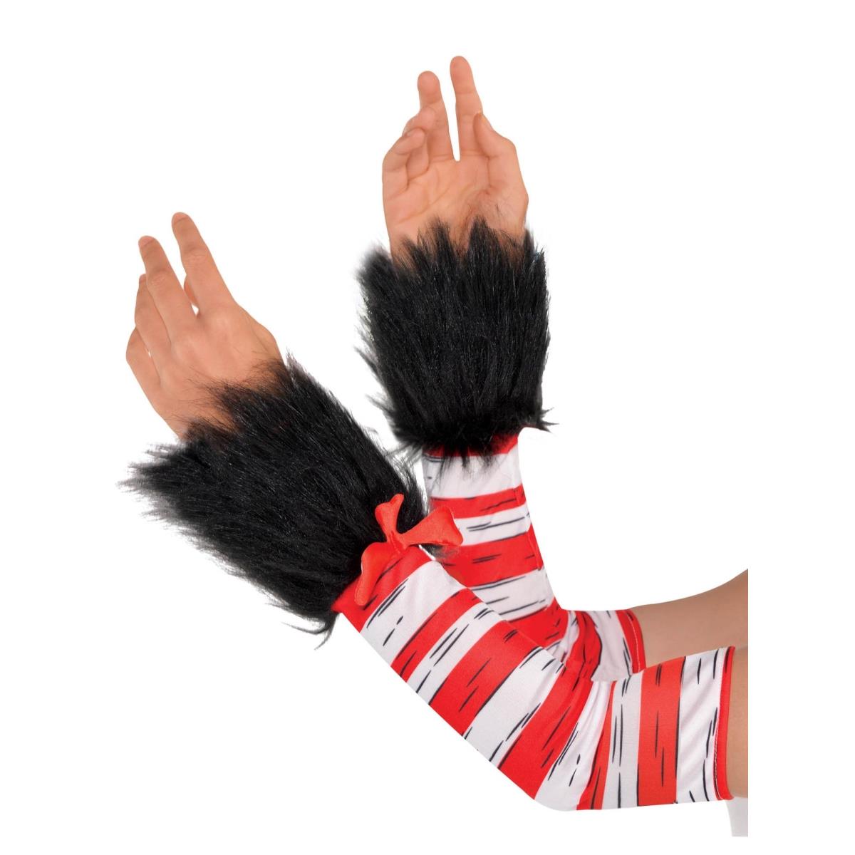 Picture of Amscan 619220 Dr. Seuss Women Cat in the Hat Arm Warmer&#44; Red & Blue - One Size