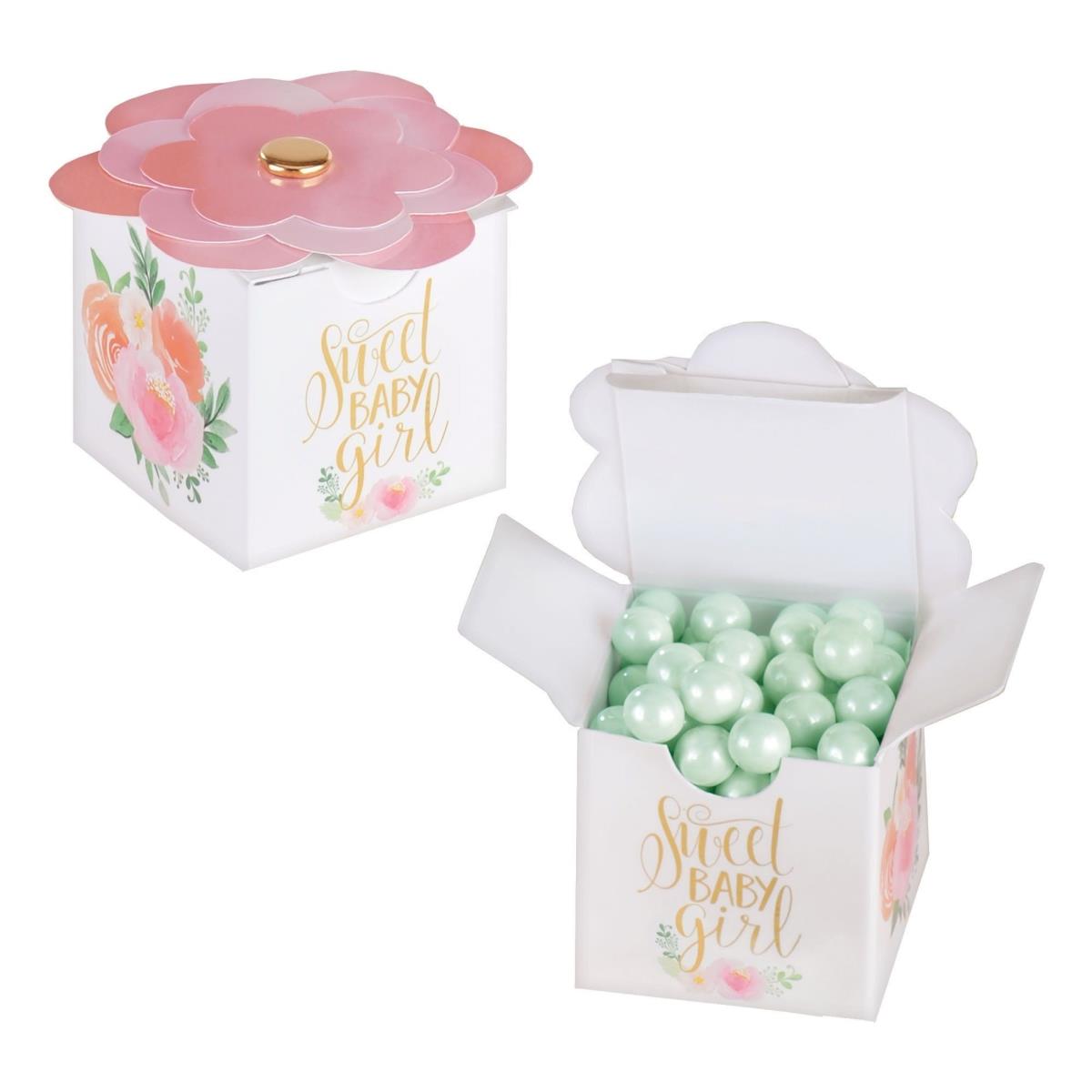 Picture of Amscan 644192 2 x 2 x 2 in. Floral Baby Favor Boxes - Pack of 8