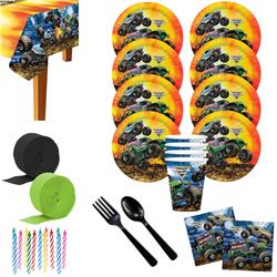 Picture of Birth9999 621123 Monster Jam Grave Digger Deluxe Tableware Kit - 8 Piece