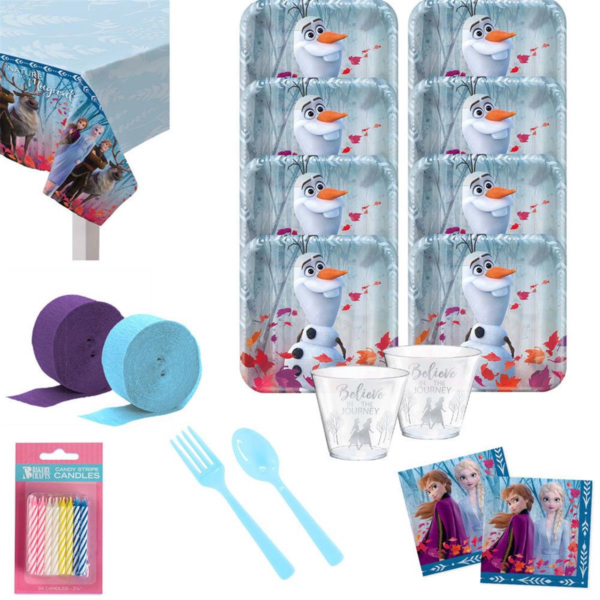 Picture of Birth9999 625382 Frozen 2 Deluxe Tableware Kit - Serves 8